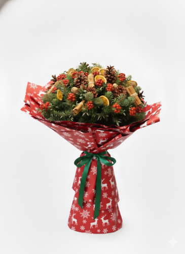 Kokina Buketi Büyük Premium Kırmızı