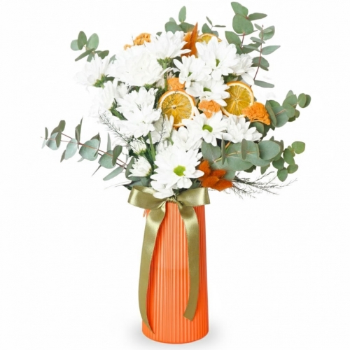 Turuncu Vazoda Papatya