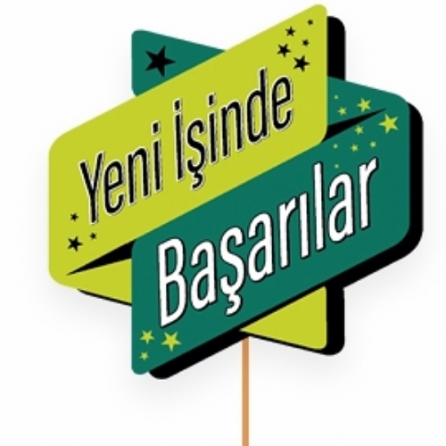 Yeni işinde başarılar pankart